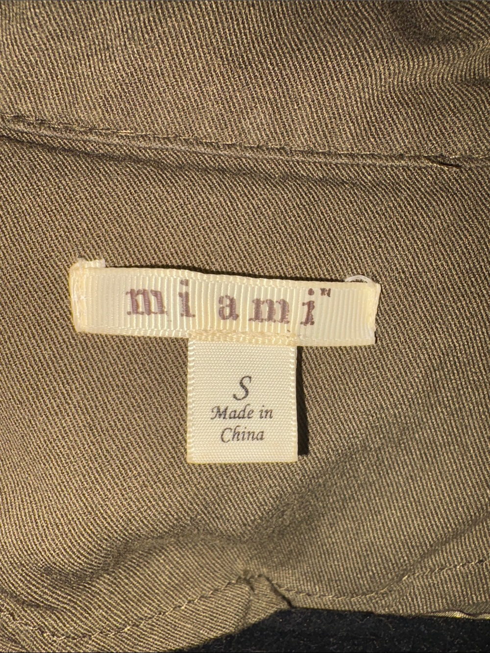 Olive Utility Drawstring Jacket - Picture 7 of 9
